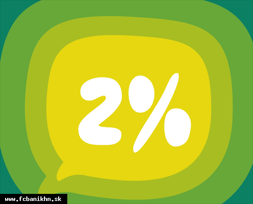 DARUJTE NÁM 2%