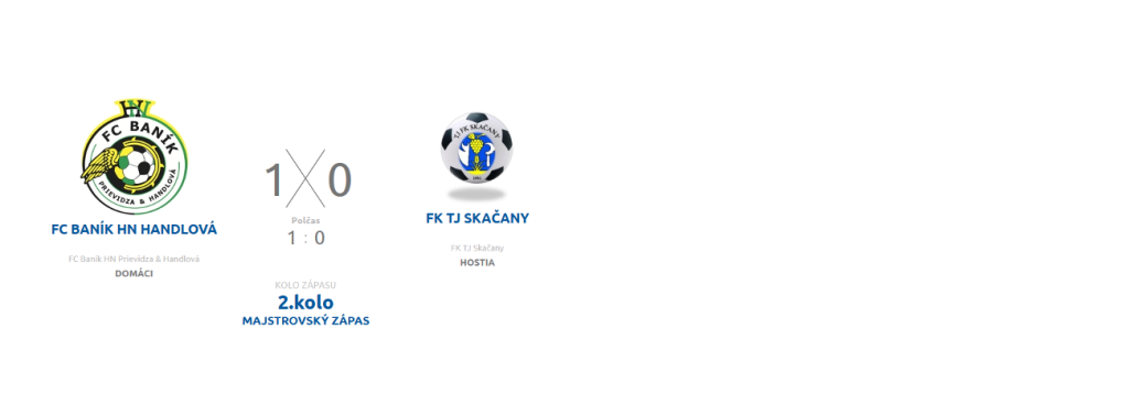 Komentár Ing. I. Beláka: FC Baník HN Prievidza Handlová – FK TJ Skačany