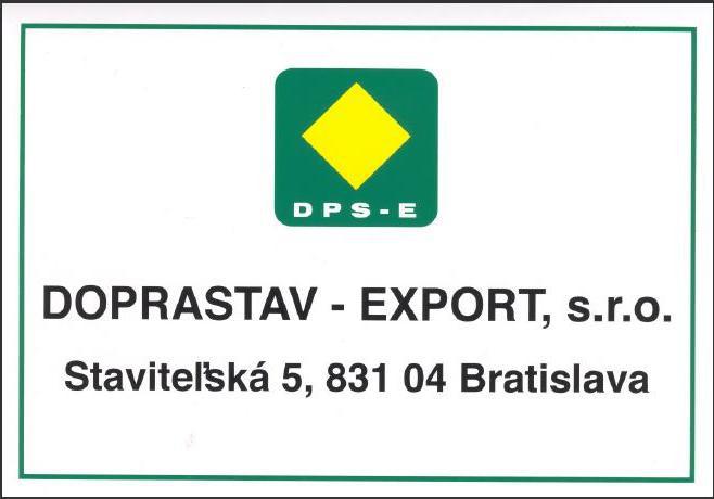 Predstavujeme klubového partnera: DOPRASTAV EXPORT s.r.o.