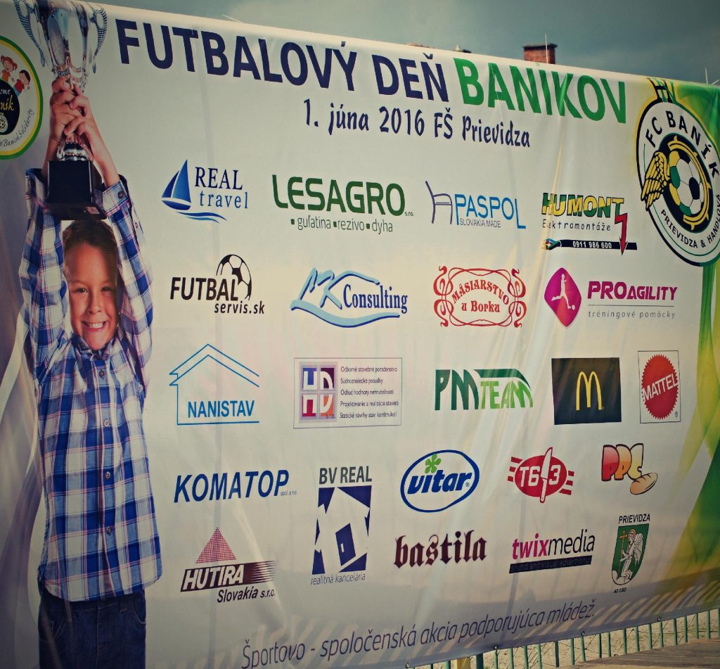 ĎAKUJEME VŠETKÝM PARTNEROM, KTORÍ PODPORILI AKCIU FUTBALOVÝ DEŇ BANÍKOV!