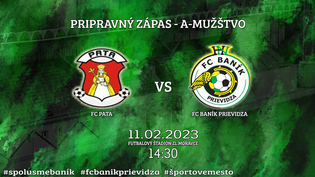 V sobotu proti FC Pata !