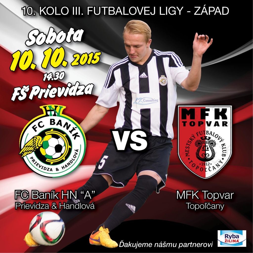 Domáci zápas mužov 10.10. o 14:30