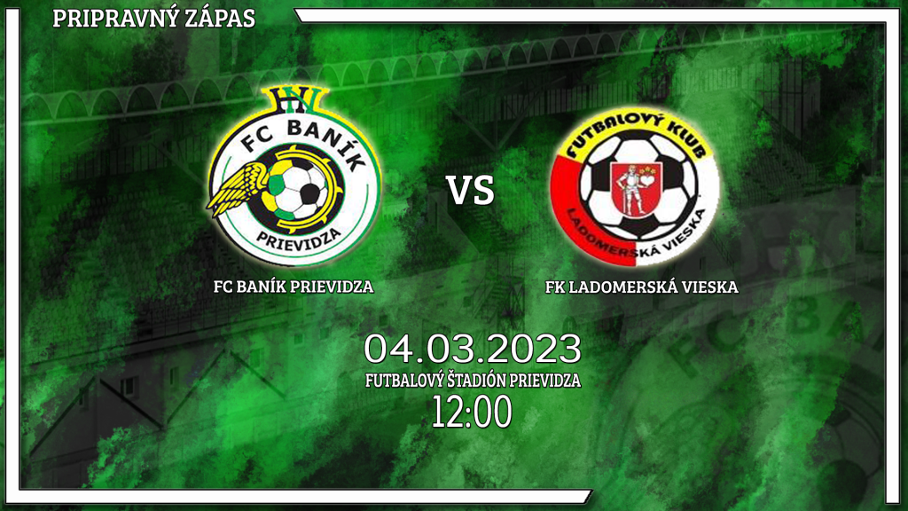 V sobotu proti FK Ladomerská Vieska !