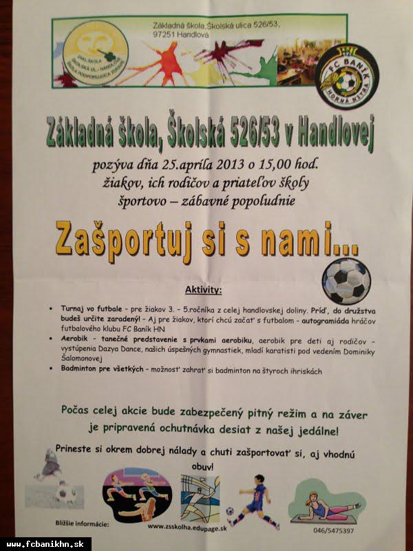 ZAŠPORTUJTE SI S NAMI…