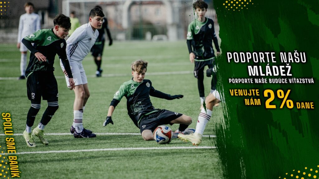 Podporte rast najmenších Baníkov darovaním dvoch percent z vašich daní