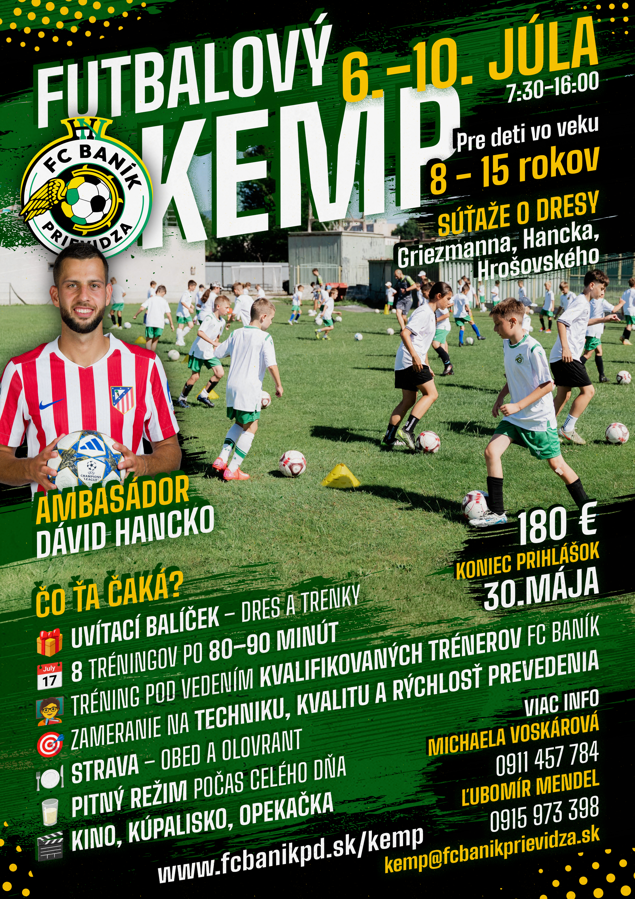 Futbalový kemp FC Baník Prievidza 2026