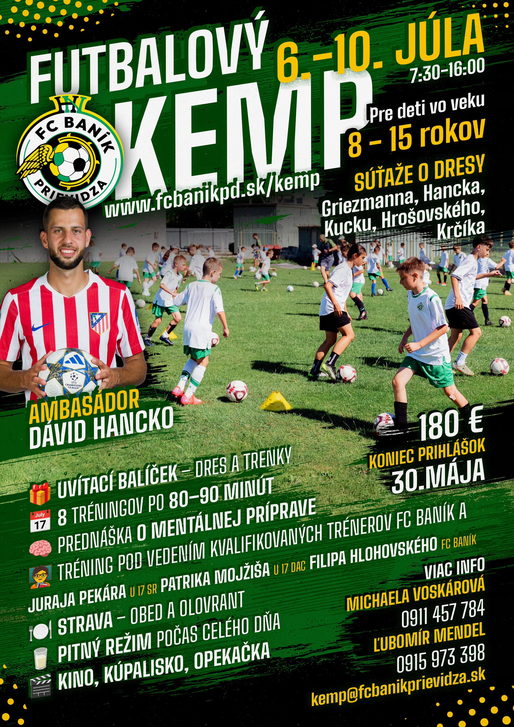 Futbalový kemp FC Baník Prievidza 2026